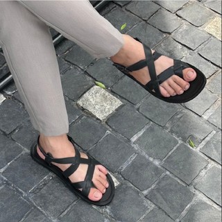 Sandal Nam Nữ JOURNEY Dây Kẹp Basic Unisex Chất Liệu Da Cao Cấp