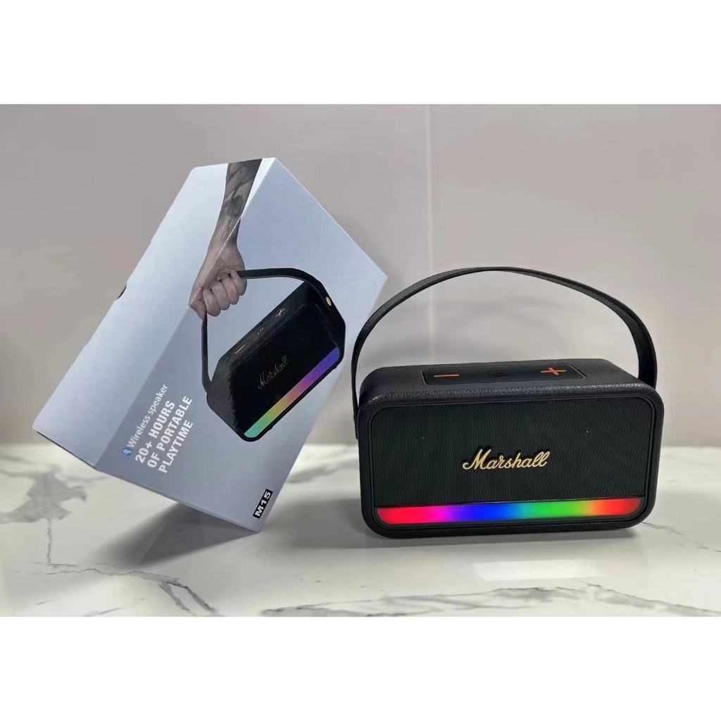 Loa Bluetooth Marshall KillBurn LED M15, Chất âm đỉnh, Công Suất 20W, Bass Ấm, Bảo Hành 12 Tháng