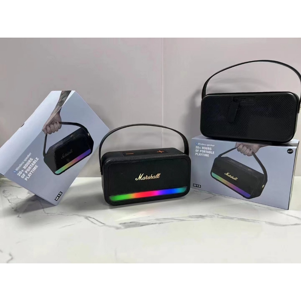 Loa Bluetooth Marshall KillBurn LED M15, Chất âm đỉnh, Công Suất 20W, Bass Ấm, Bảo Hành 12 Tháng