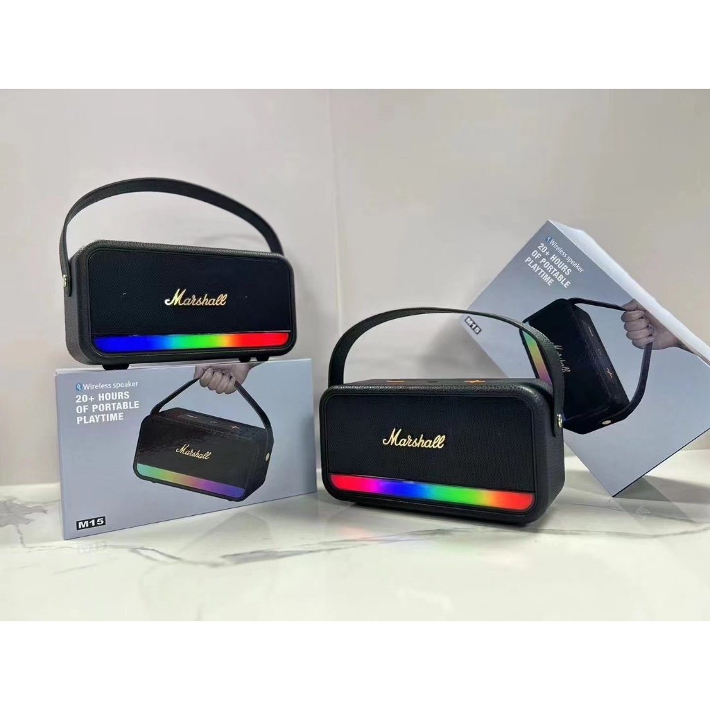 Loa Bluetooth Marshall KillBurn LED M15, Chất âm đỉnh, Công Suất 20W, Bass Ấm, Bảo Hành 12 Tháng