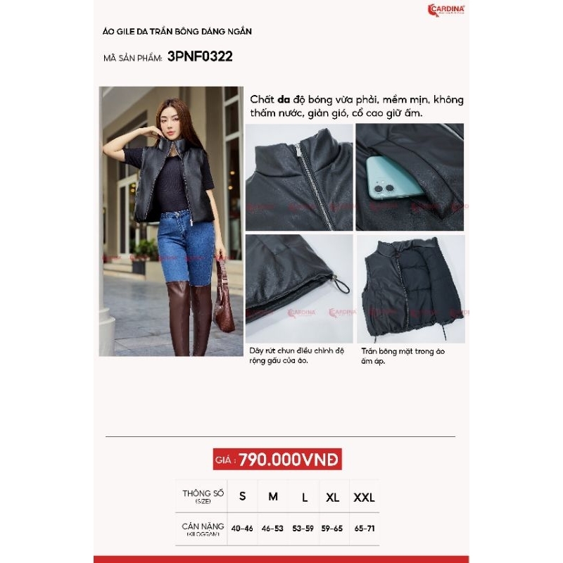 GILE DA CARDINA CHẦN BÔNG THỜI THƯỢNG MẶC 'CHẤT' CHO NÀNG CHIỀU CAO KHIÊM TỐN