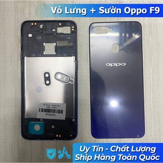 Vỏ Lưng + viền Oppo F9 (Kèm Kính Camera + phím khay sim)