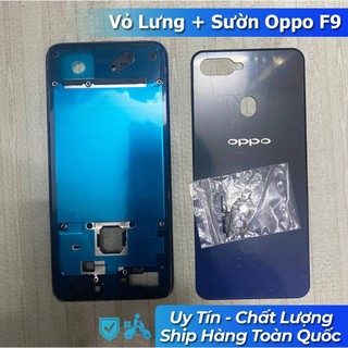 Vỏ Lưng + viền Oppo F9 (Kèm Kính Camera + phím khay sim)