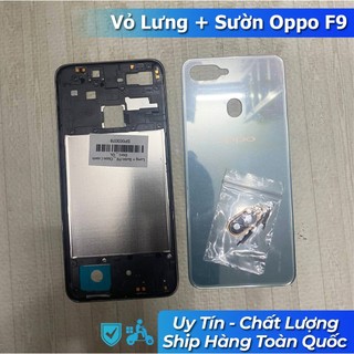 Vỏ Lưng + viền Oppo F9 (Kèm Kính Camera + phím khay sim)
