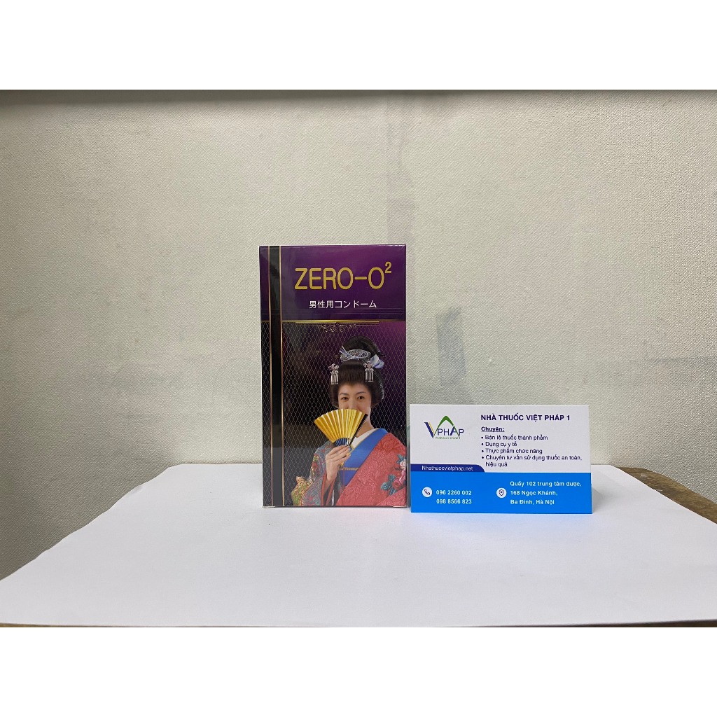 Bao cao su Zero O2  Hộp 12 chiếc
