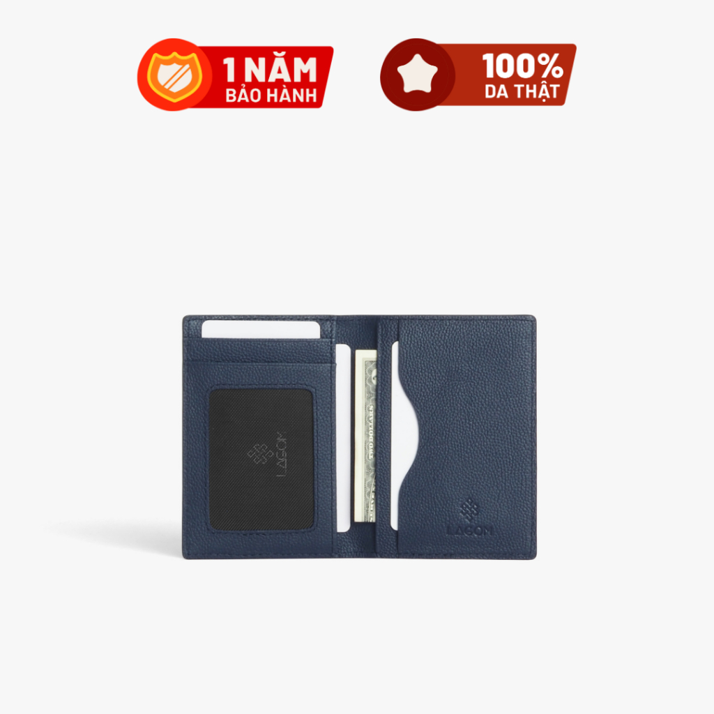 Ví đựng thẻ da thật LAGOM mini - Grain Card Holder