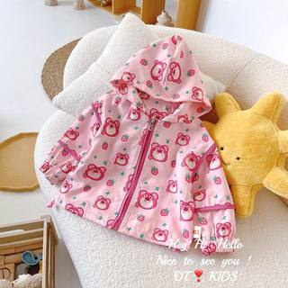 Áo Khoác Gió 2 Lớp Cho Bé Gái
