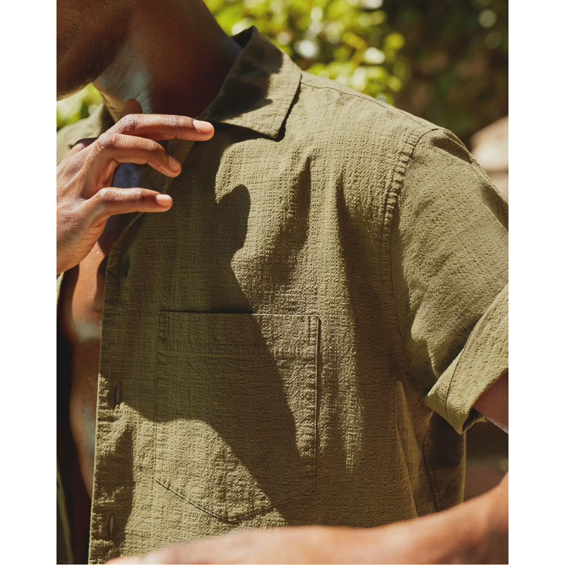 Áo sơ mi đũi xốp xuất Mỹ dư xịn Everlane