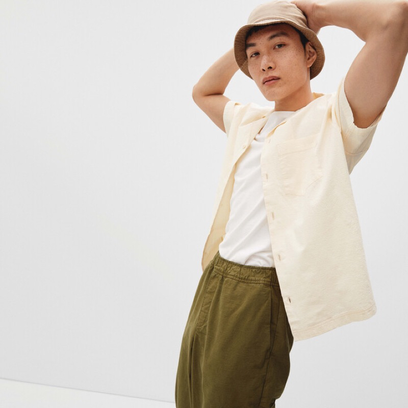Áo sơ mi đũi xốp xuất Mỹ dư xịn Everlane