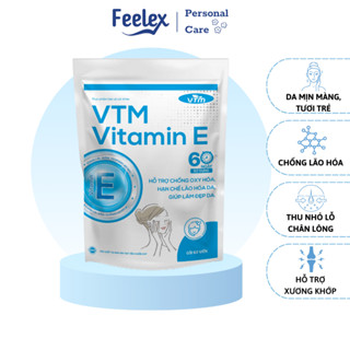  Viên uống bổ sung vitamin E VTM tăng cường sức khỏe hỗ trợ chống oxy hóa lão hóa da giảm cứng khớp tránh cảm lạnh 
