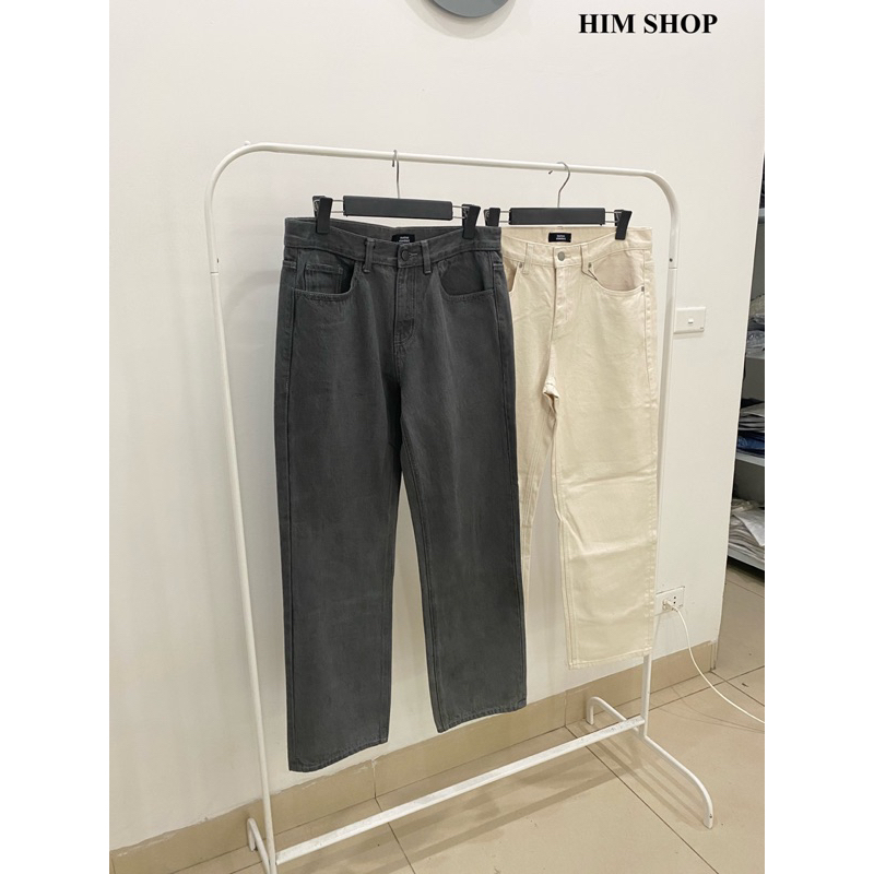 Quần jeans Musinsa wide fit Hàn Quốc chính hãng