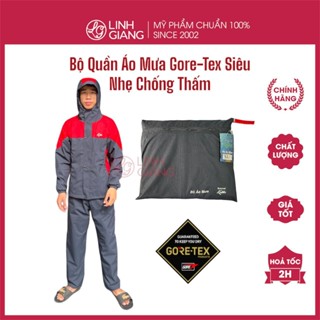 Bộ Quần Áo Mưa Chống Thấm Siêu Nhẹ Kalila Gore-Tex Xuất Nhật cao cấp đi phượt Linh Giang chính hãng