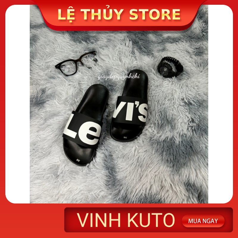 Dép lê thời trang quai ngang nam đẹp LE VIT. Hàng sẵn kho đủ màu  - LỆ THỦY STORE