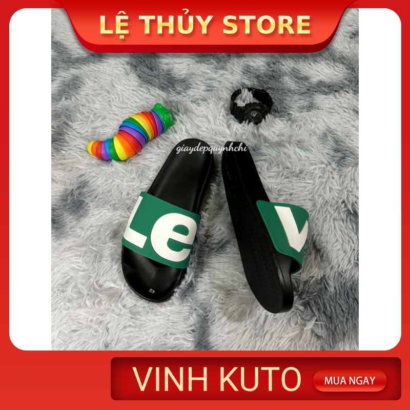 Dép lê thời trang quai ngang nam đẹp LE VIT. Hàng sẵn kho đủ màu  - LỆ THỦY STORE