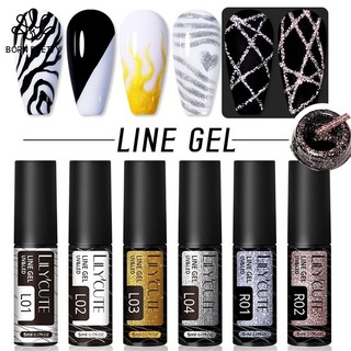 Lilycute sơn gel vẽ 5ml cọ nét gel sơn móng tay gel vẽ móng sơn vẽ gel vẽ nổi