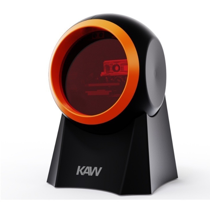 Máy quét mã vạch QR thông minh công nghệ CMOS - Đầu đọc mã vạch đa tia để bàn - Bảo hành 12 tháng