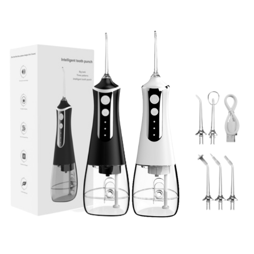 Máy Tăm Nước KAW Hàng Chính Hãng Phụ Kiện Kèm 4 Đầu Tăm phiên bản mới dung tích 300ml