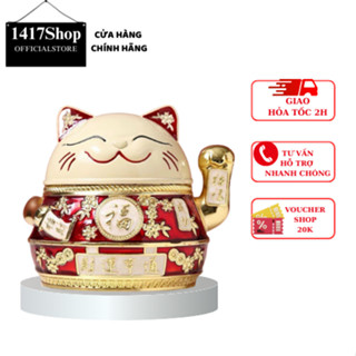  Gạt tàn thuốc phong thủy hình mèo thần tài 