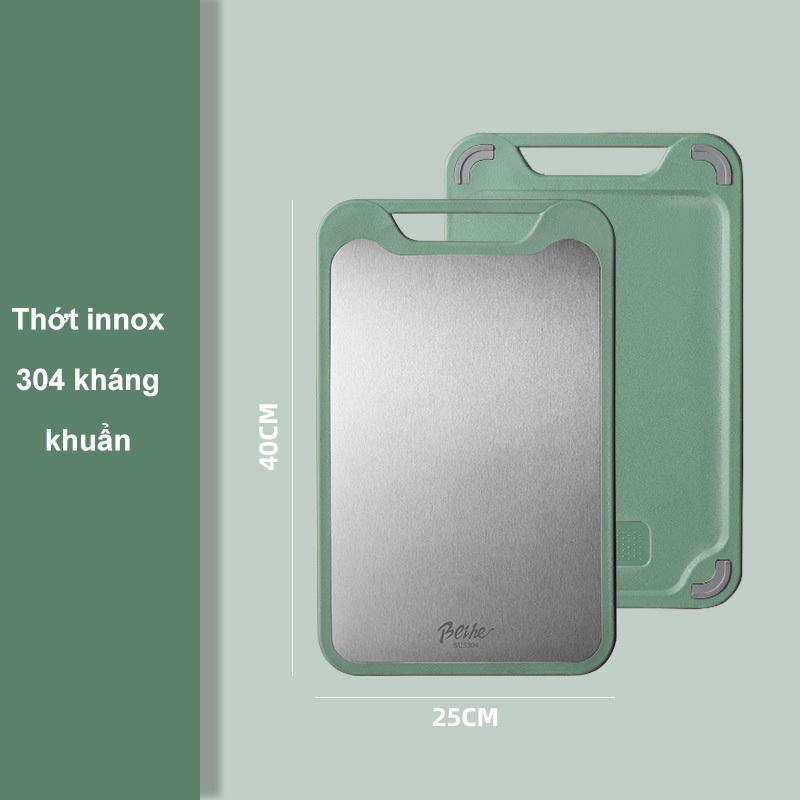 Thớt inox 304D cao cấp, thớt inox siêu kháng khuẩn cần thiết cho mọi nhà- K1781