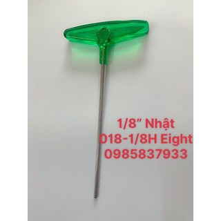 Chìa vặn Lục giác 1/8'' chữ T 018-1/8H Eight Nhật tháo lắp ốc chìm hệ inch hiệu quả độ bền cao bảo hành dài hạn