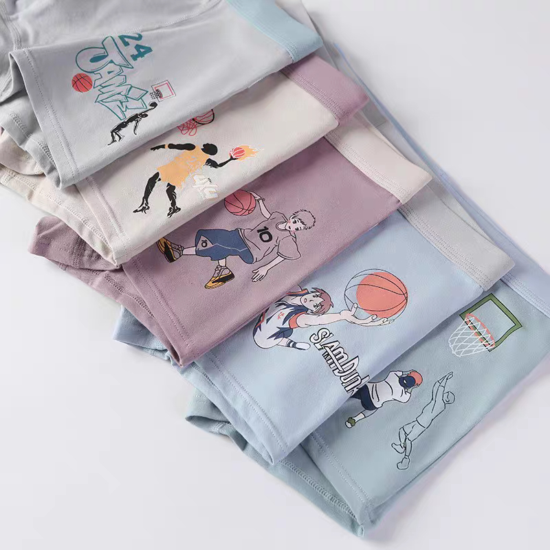 Quần sịp đùi cho bé trai size đại sét 4 quần chíp trẻ em nam siêu nhân từ 36 đến 77kg