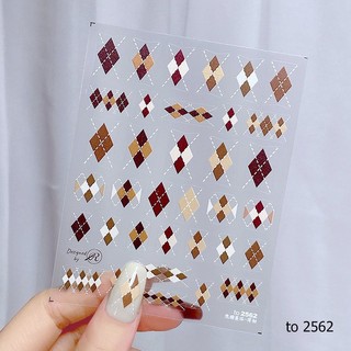 Sticker lụa dán móng nail nghệ thuật , hình Sticker lụa , tấm dán trang trí móng nail cao cấp