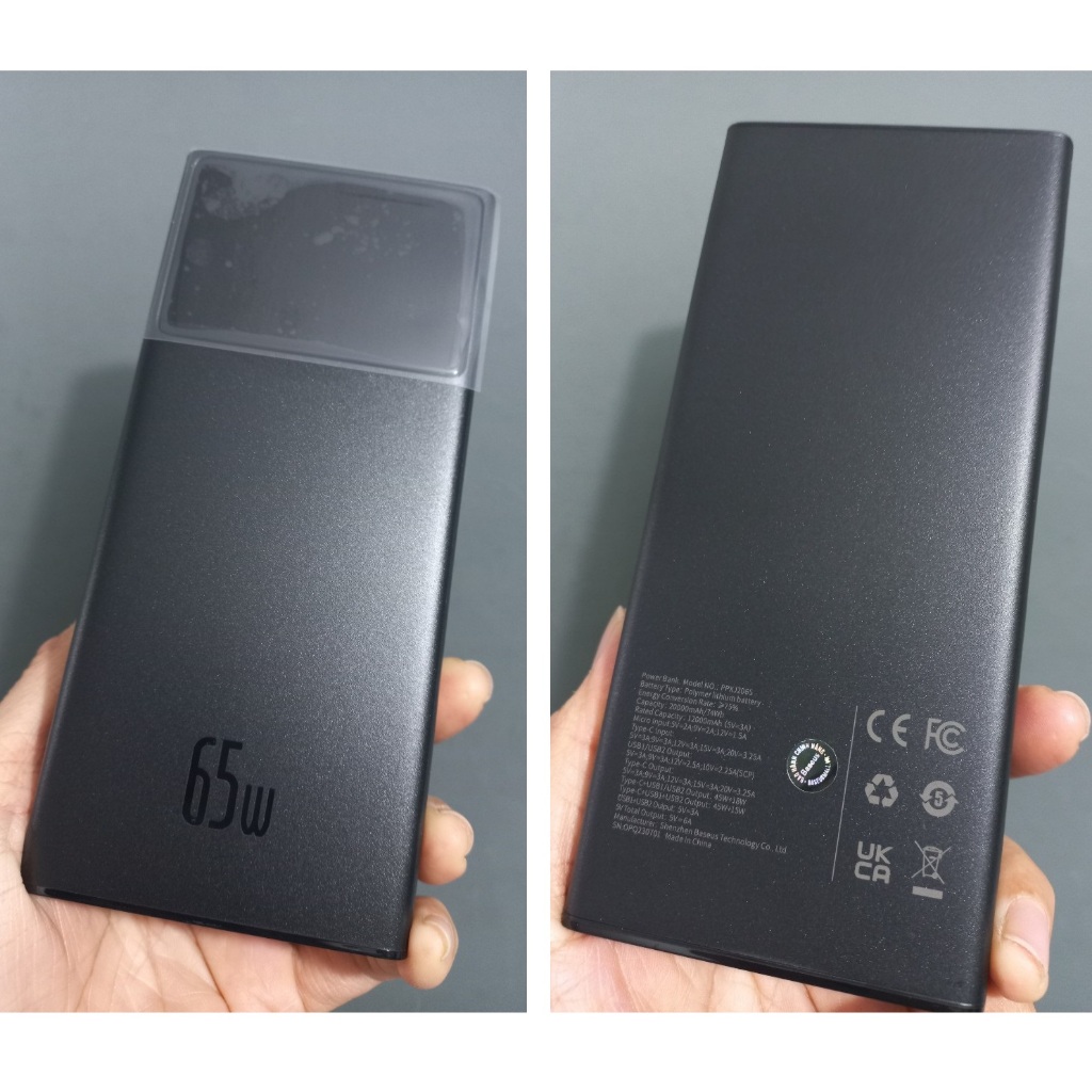 Pin dự phòng sạc nhanh 65W dung lượng 20.000mA cho laptop máy tính bảng Baseus Star lord PPXJ2065