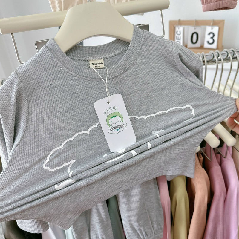 SET 3 BỘ TĂM XUẤT HÀN IN HÌNH CHO BÉ