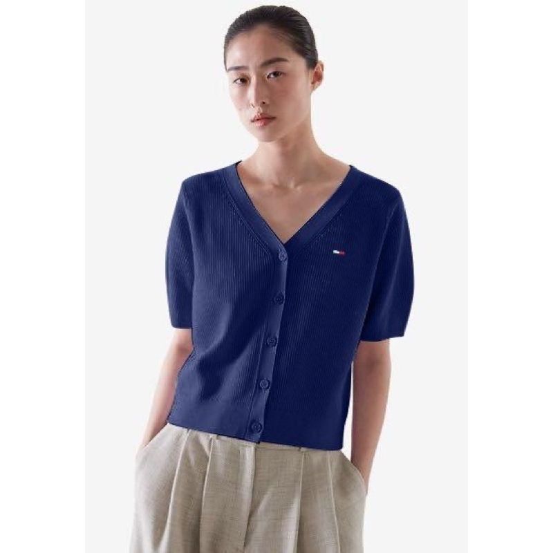 Cardigan tommy nữ sale