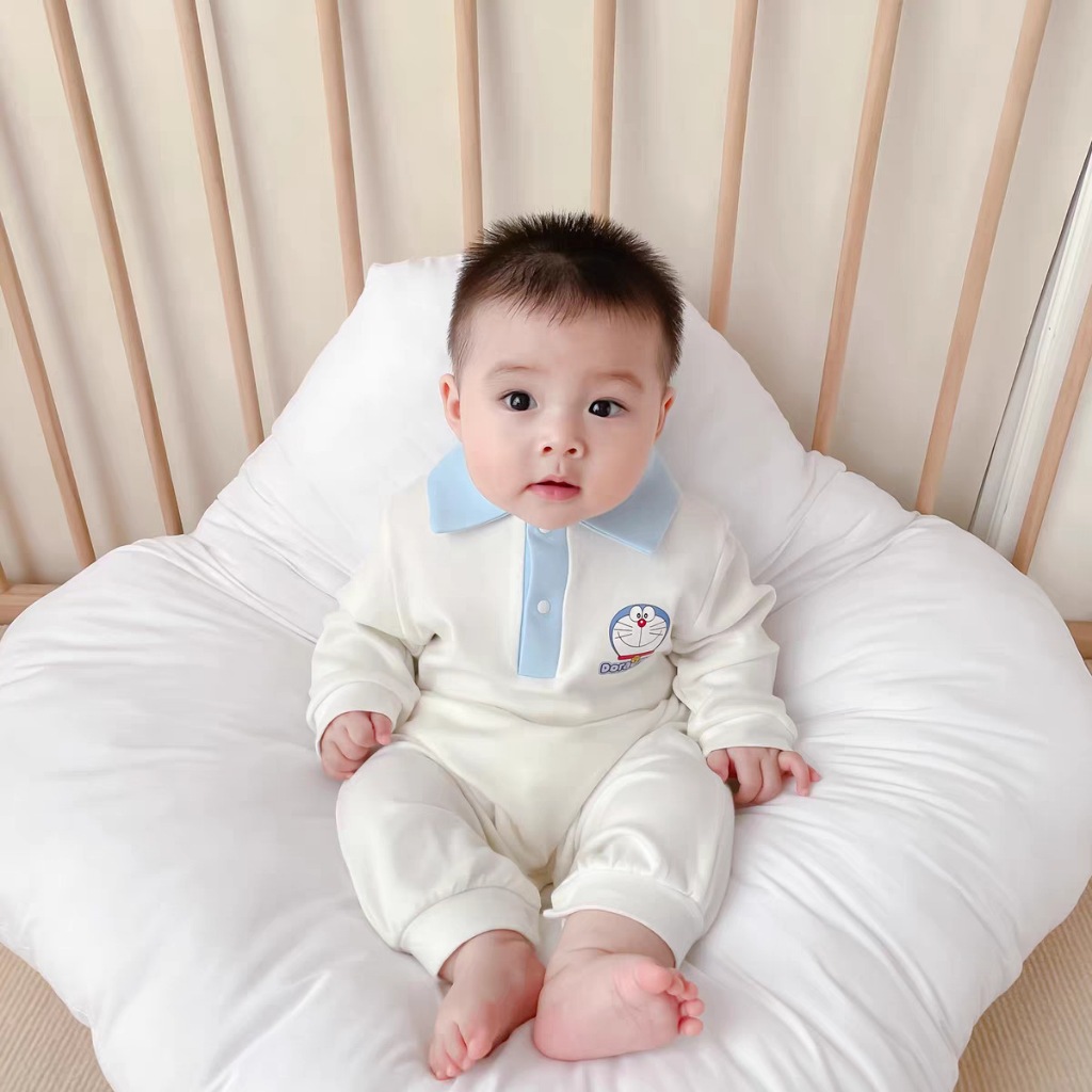 Body dài tay mèo béo đáng yêu cho bé