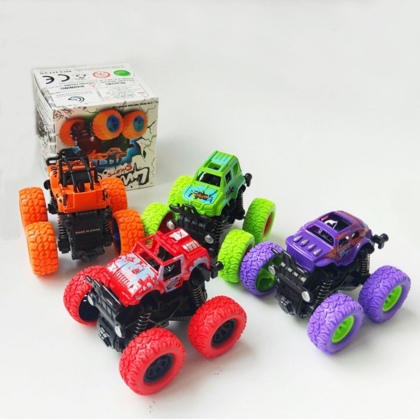 Xe Ôtô Địa Hình Chạy Đà MIni 4 Bánh Xoay 360 Độ Cho Bé