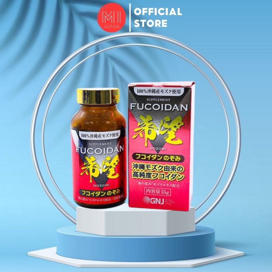 Viên nang tảo nâu Fucoidan Nozomi tăng sức đề kháng Nhật Bản 150 viên