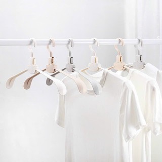 Móc nhựa treo quần áo có thể gập mở tiện lợi - móc quần áo có nút bấm gập mở