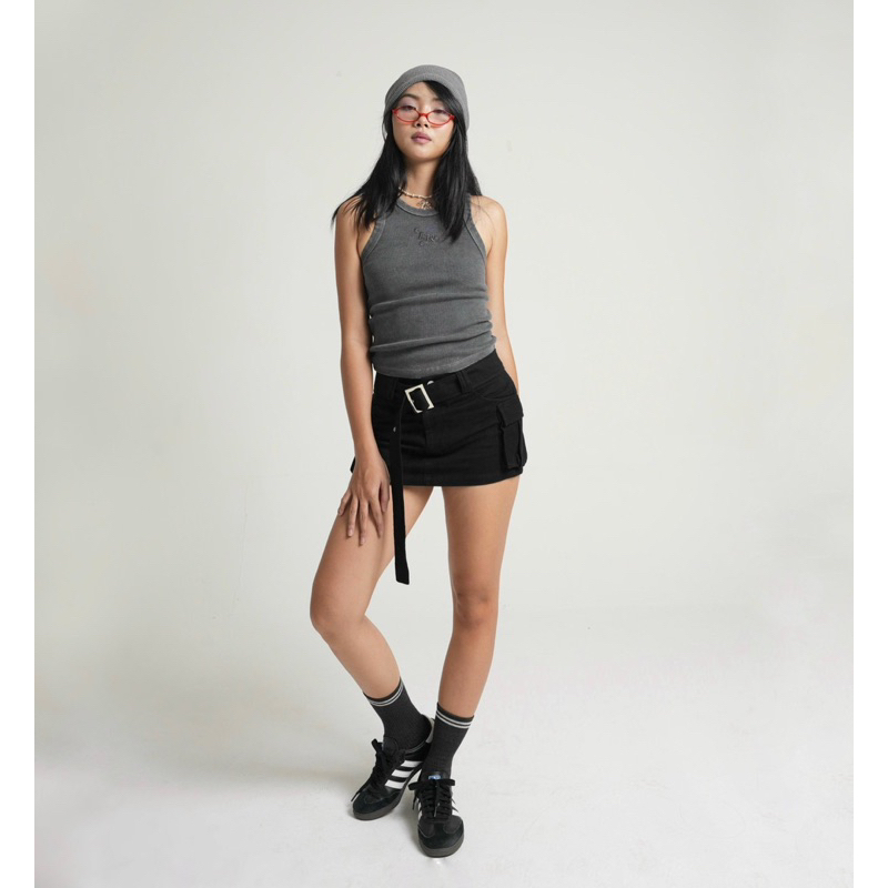 Váy ERRORIST Abso Cargo Skirt Black / Brown / Pink