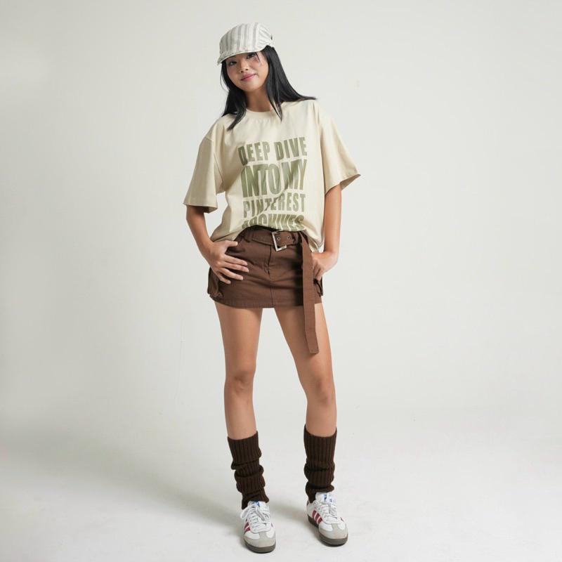 Váy ERRORIST Abso Cargo Skirt Black / Brown / Pink