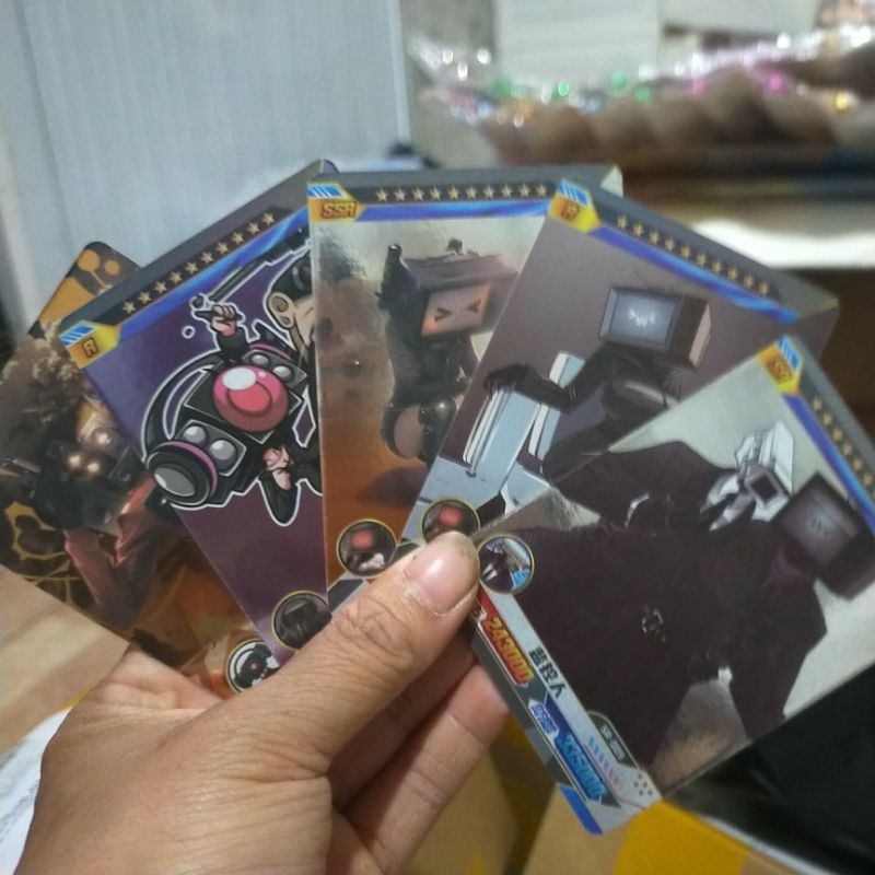 Thẻ Skibidi Toilet có hàng mới  36 túi mỗi túi 8 thẻ