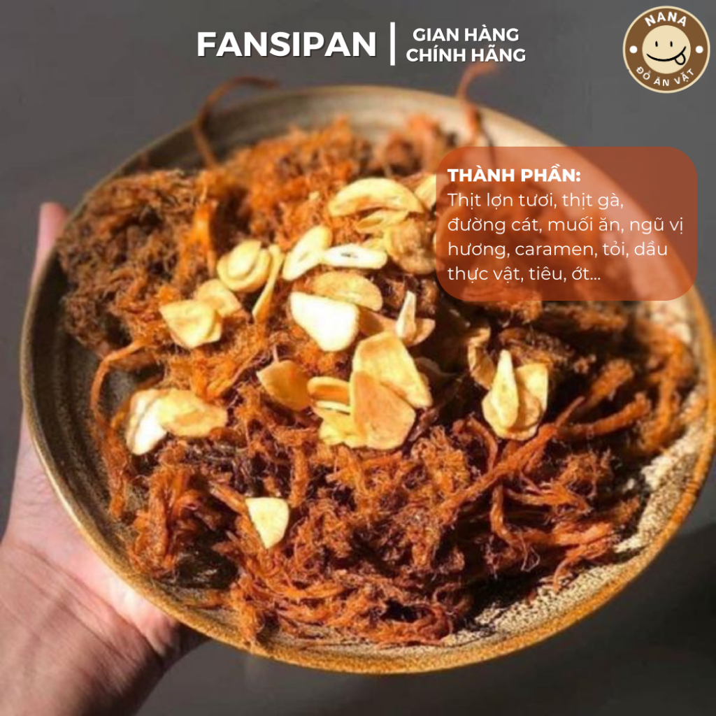 Combo Mix Khô Bò, Khô Gà, Khô Heo Chính Hãng Fansipan Gói 50gram Đảm Bảo An Toàn Vệ Sinh, Ăn Vặt NaNa