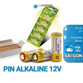 Pin ALKALINE 12V 23A và 12v 27A Điện Áp Cao Dùng Cho Remote RF, Cửa Cuốn, Smart Key Xe, Chuông báo