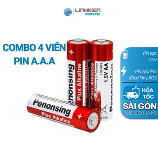 Viên pin tiểu khô aa lr6, aaa rl03 pin kiềm alkaline