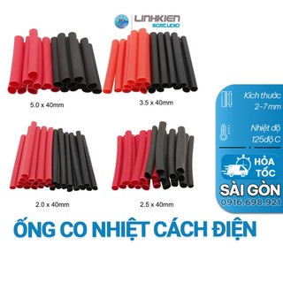 Bộ 127 Ống Gen Co Nhiệt Cách Điện 2mm 2.5mm 3.5mm 5mm 7mm 10mm 13mm Đủ SIZE