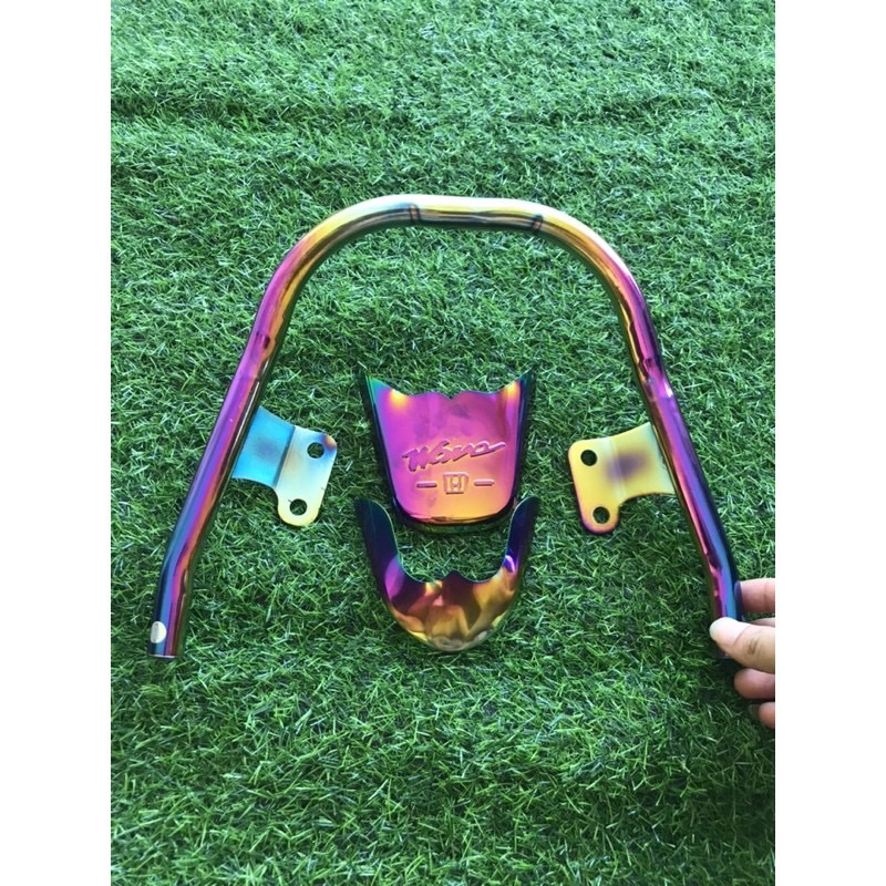 Combo 2 món titan tay sách + ốp dè titan gắn wave 50-100-110