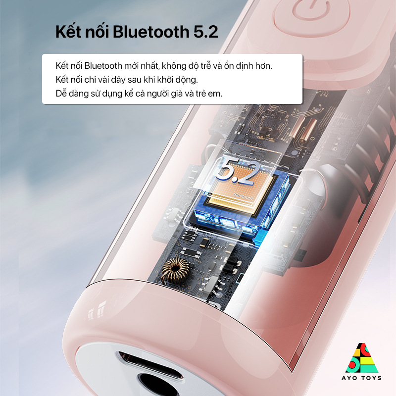 Micro hát karaoke kiêm loa bluetooth - Micro karaoke không dây có đèn LED RGB, âm to chất lượng, pin trâu sử dụng 12h