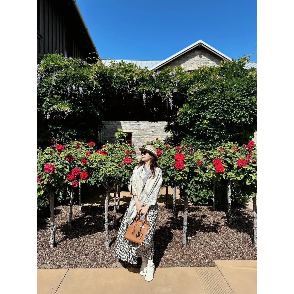 Khăn Cashmere hoạ tiết nữ