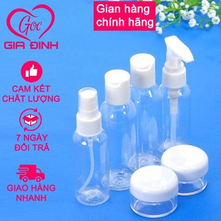 COMBO2 Bộ chiết mỹ phẩm 7 chi tiết Hàn Quốc