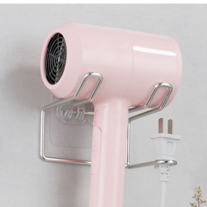Giá Để Máy Sấy Tóc Kệ Nhà Tắm Treo Máy Sấy Inox 304 Dán Tường Thông Minh