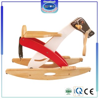 Đồ chơi gỗ ngựa xếp bập bênh | winwintoys 61252 | phát triển vận động | đạt tiêu chuẩn ce và tcvn