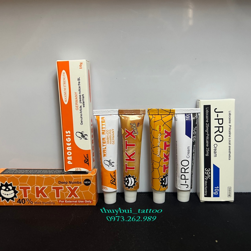 TKTX, Bọ cạp, Jpro ruột hồng loại 1 dùng trong tattoo, phun xăm mày môi mí / thuybuishop