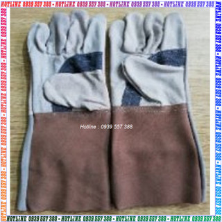 Găng tay da thợ hàn , găng tay cách nhiệt , chống cháy