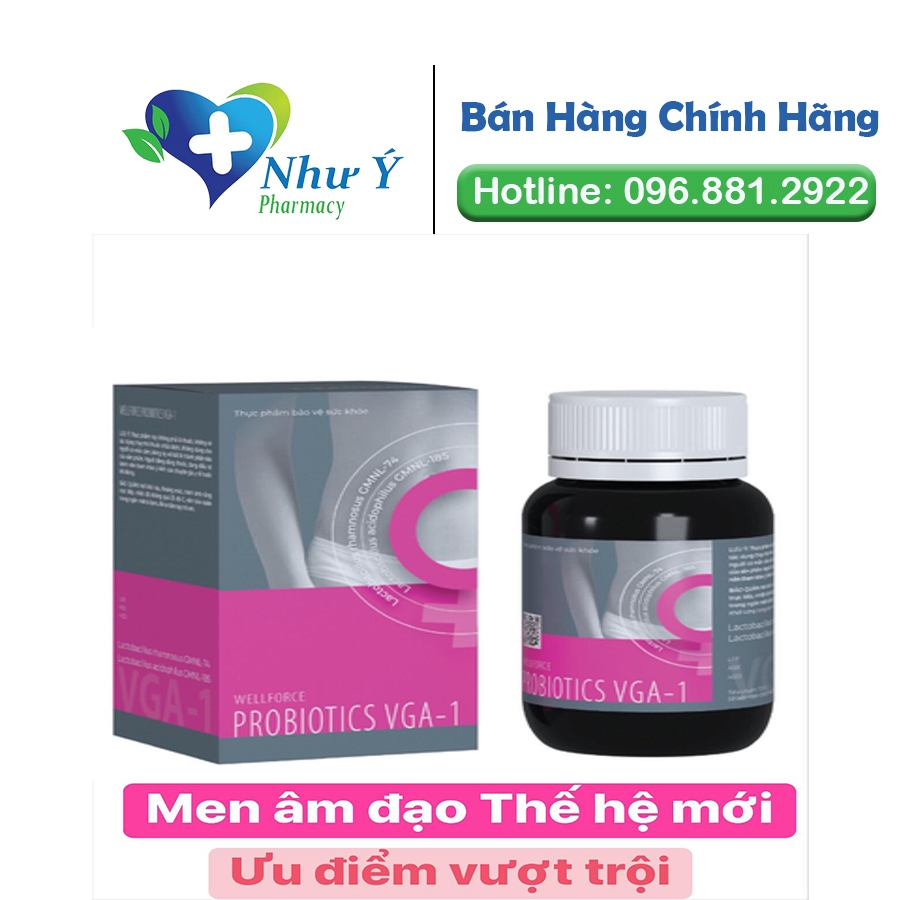 Viên uống Men Vi Sinh Âm Đạo PROBIOTICS- VGA1 lọ 30v