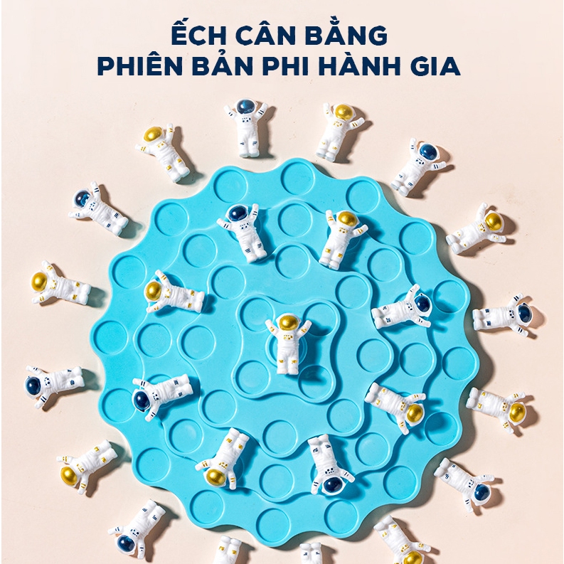 Ếch cân bằng phiên bản phi hành gia, Chơi nhóm luyện giữ thăng bằng